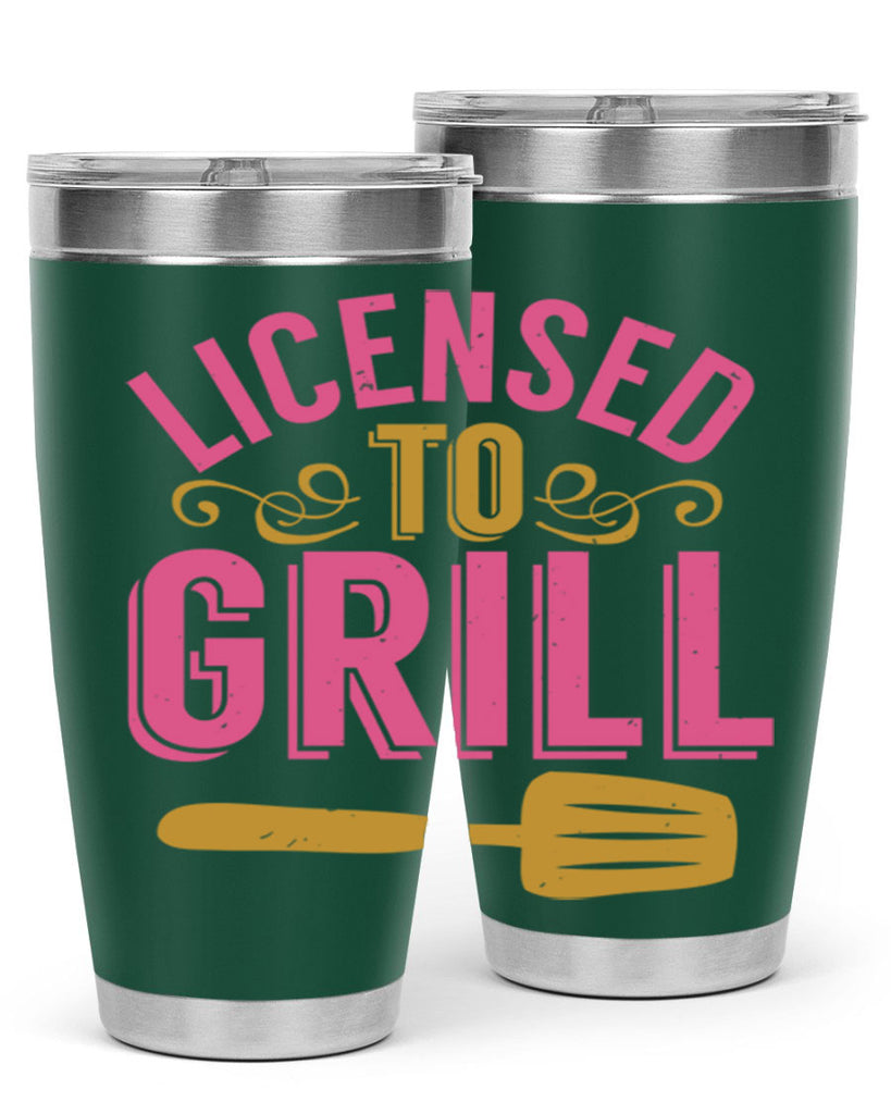 licensed to grill 24#- bbq- Tumbler