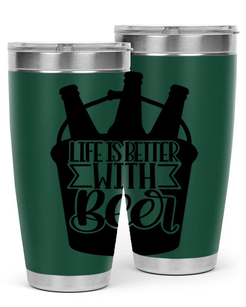 life is better with beer 27#- beer- Tumbler