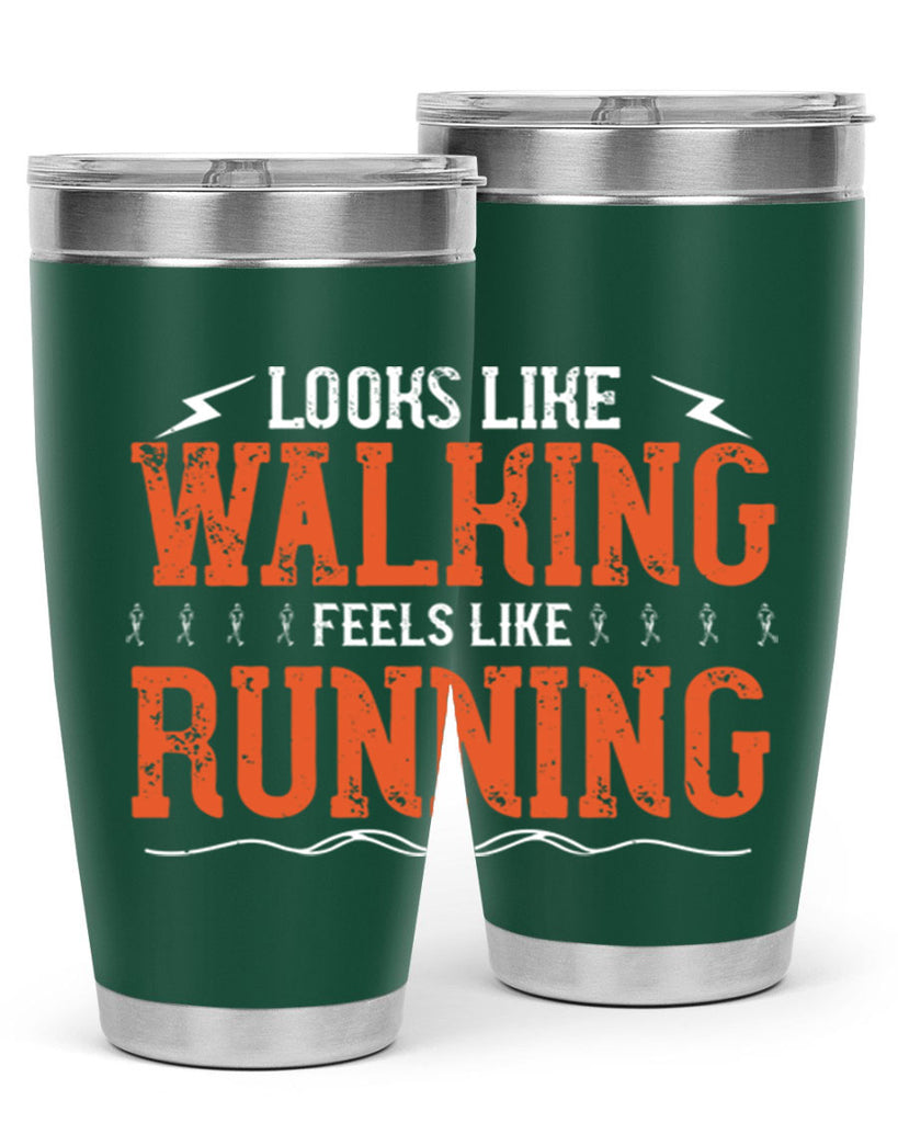 looks like walking feels like running 32#- running- Tumbler