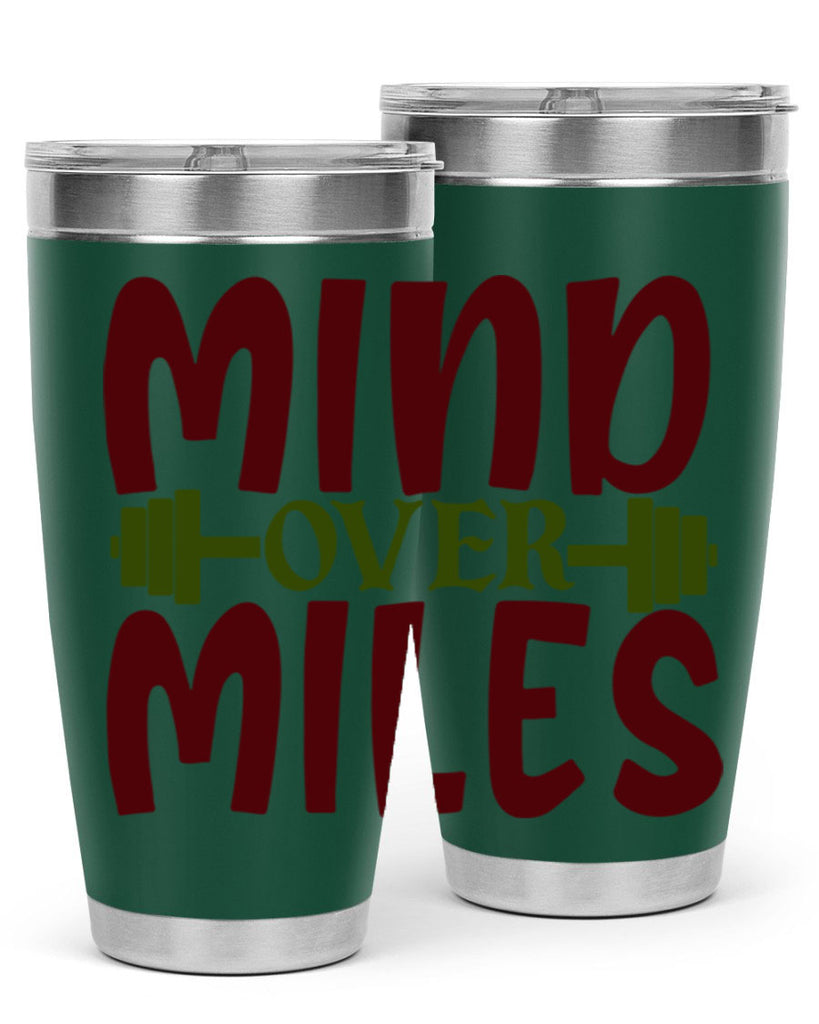 mind over miles 29#- gym- Tumbler