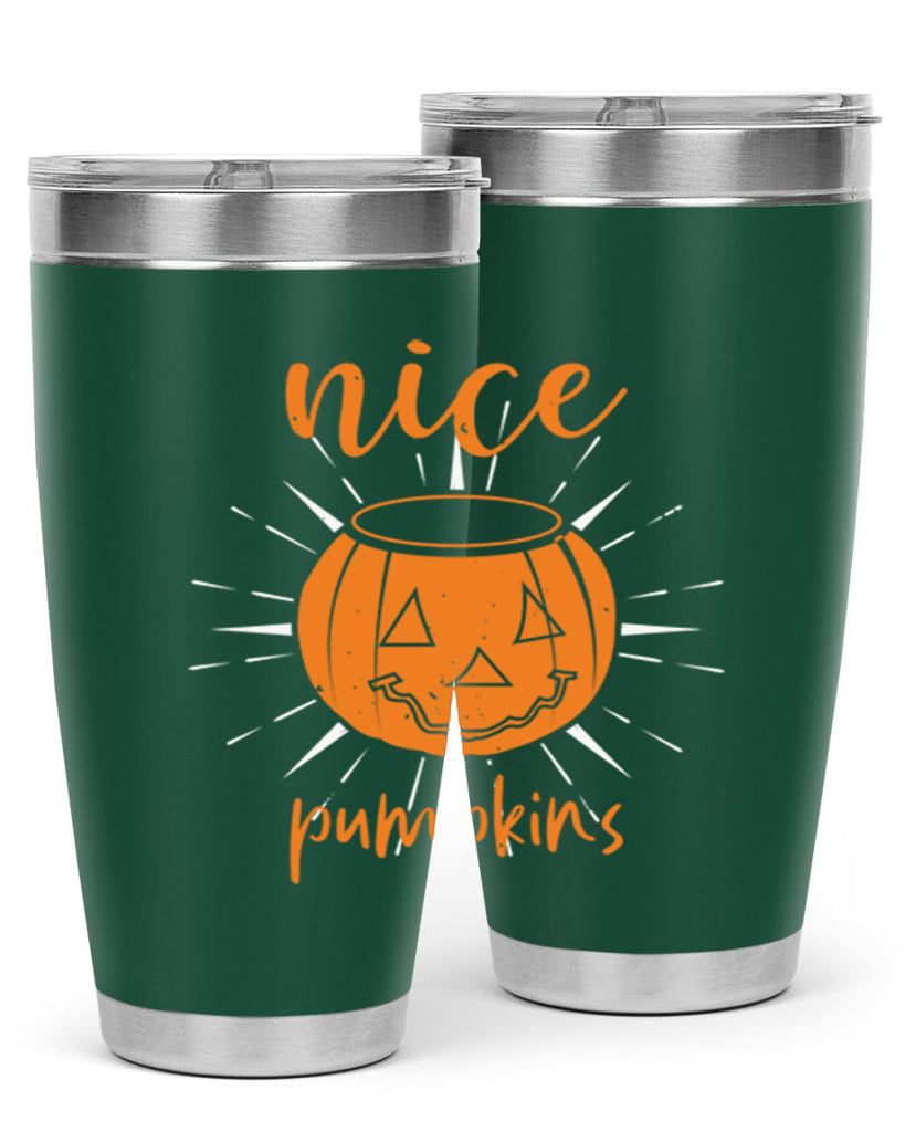 nice pumpkins 138#- halloween- Tumbler