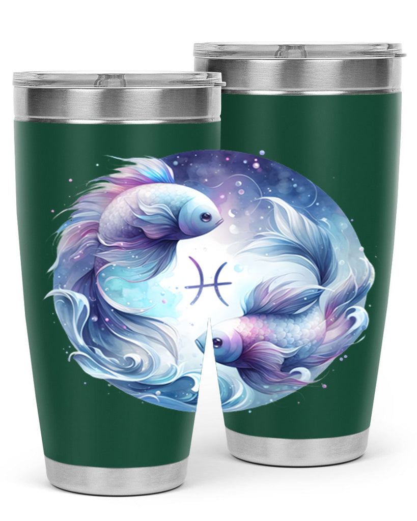 pisces 349#- zodiac- Tumbler