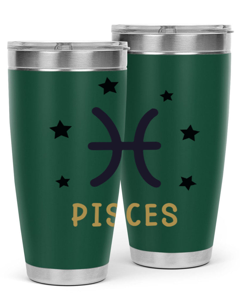 pisces 355#- zodiac- Tumbler