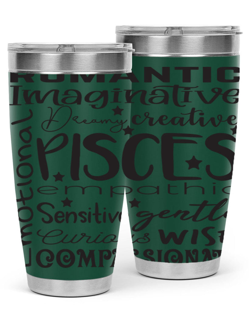 pisces 570#- zodiac- Tumbler