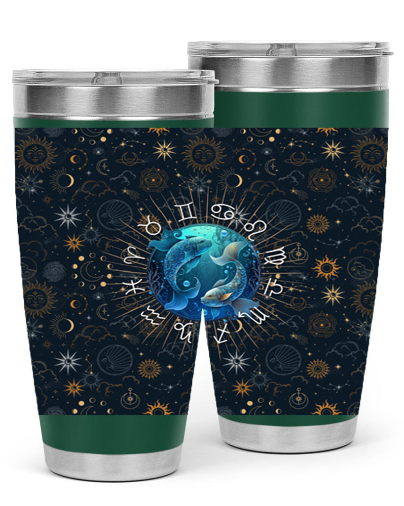 pisces Straight 366#- zodiac- Tumbler