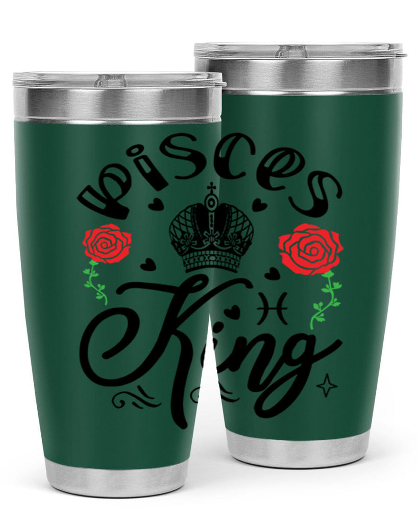pisces king 375#- zodiac- Tumbler