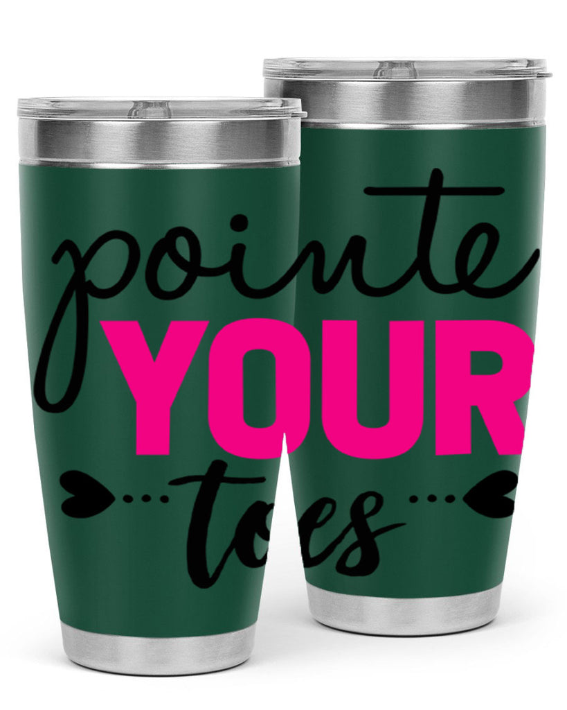 pointe your toes 71#- ballet- Tumbler