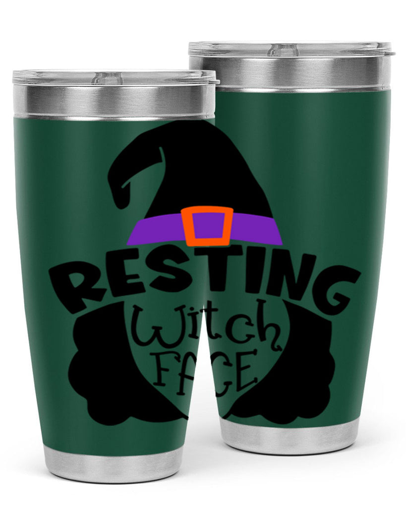resting witch face 28#- halloween- Tumbler