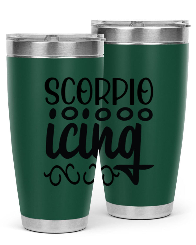 scorpio icing 441#- zodiac- Tumbler