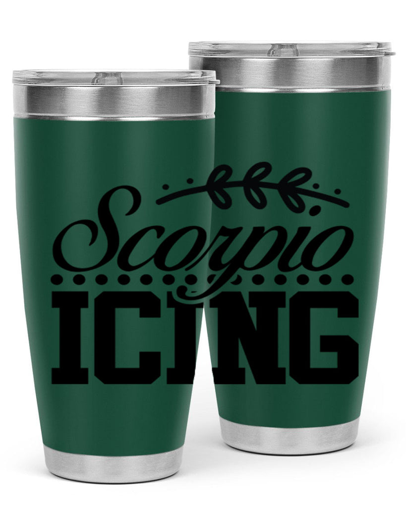 scorpio icing 442#- zodiac- Tumbler