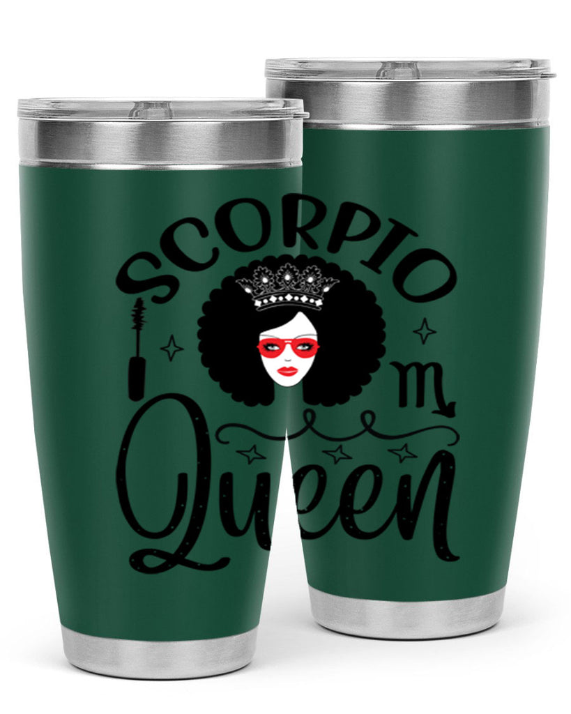 scorpio queen 448#- zodiac- Tumbler