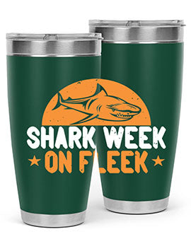 shark week on fleek Style 42#- shark  fish- Tumbler