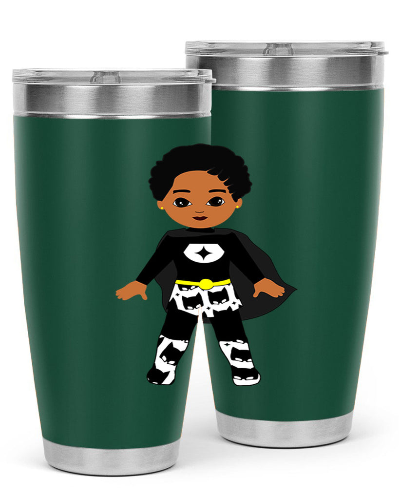 super kid 11#- black men - boys- tumbler
