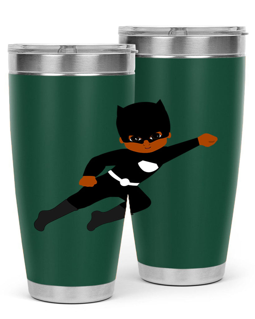super kid 12#- black men - boys- tumbler