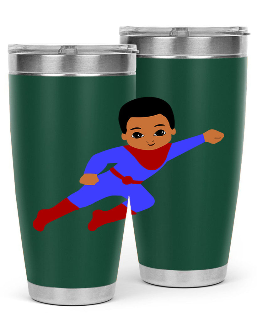 super kid 14#- black men - boys- tumbler