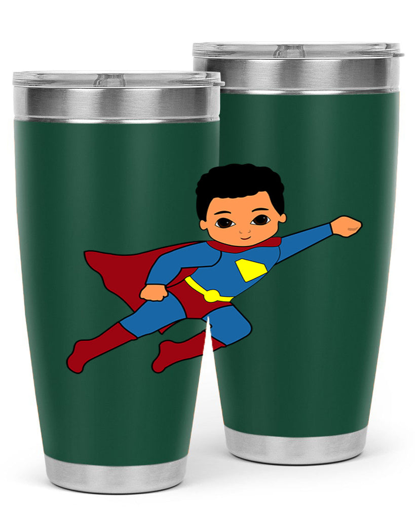 super kid 15#- black men - boys- tumbler