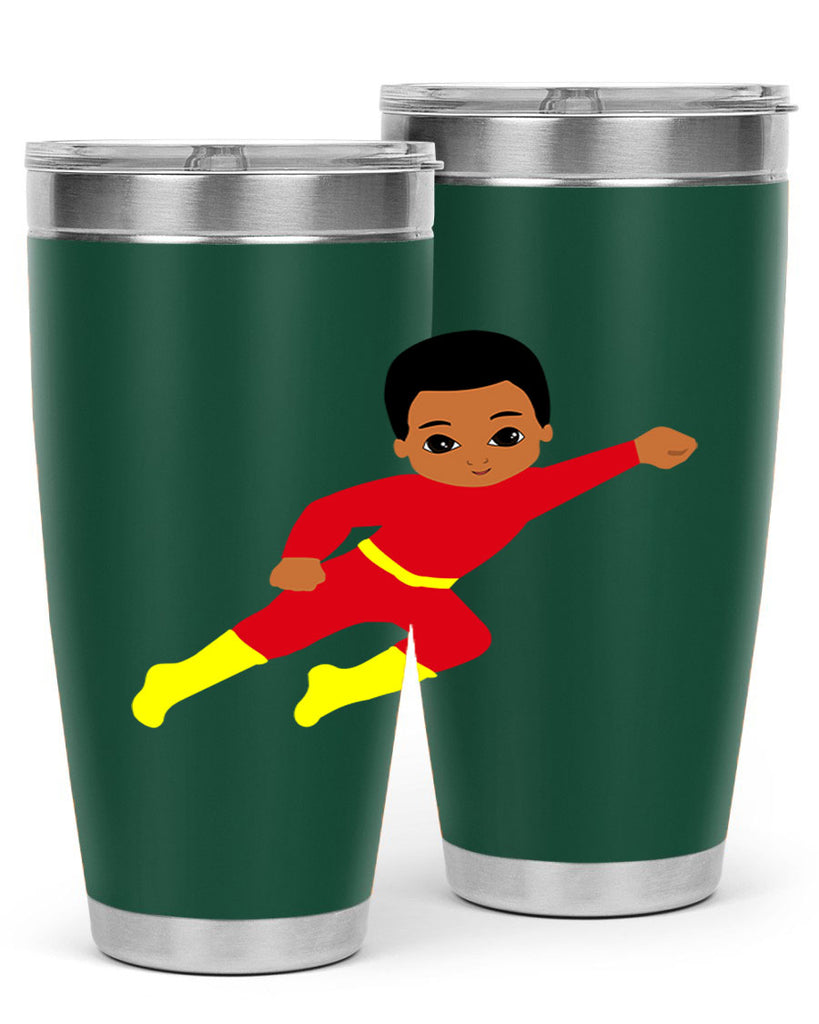 super kid 4#- black men - boys- tumbler