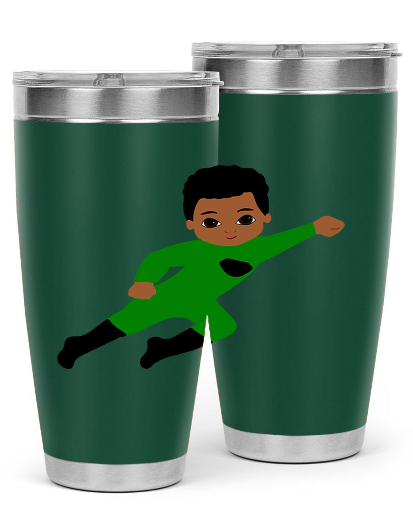 super kid 6#- black men - boys- tumbler