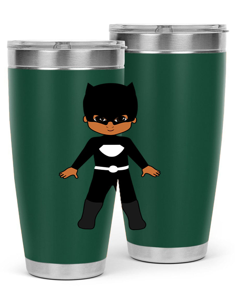 super kid 8#- black men - boys- tumbler