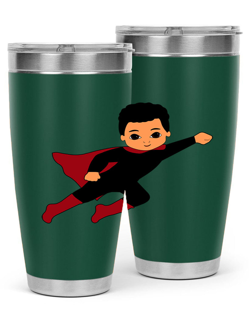 super kid 9#- black men - boys- tumbler