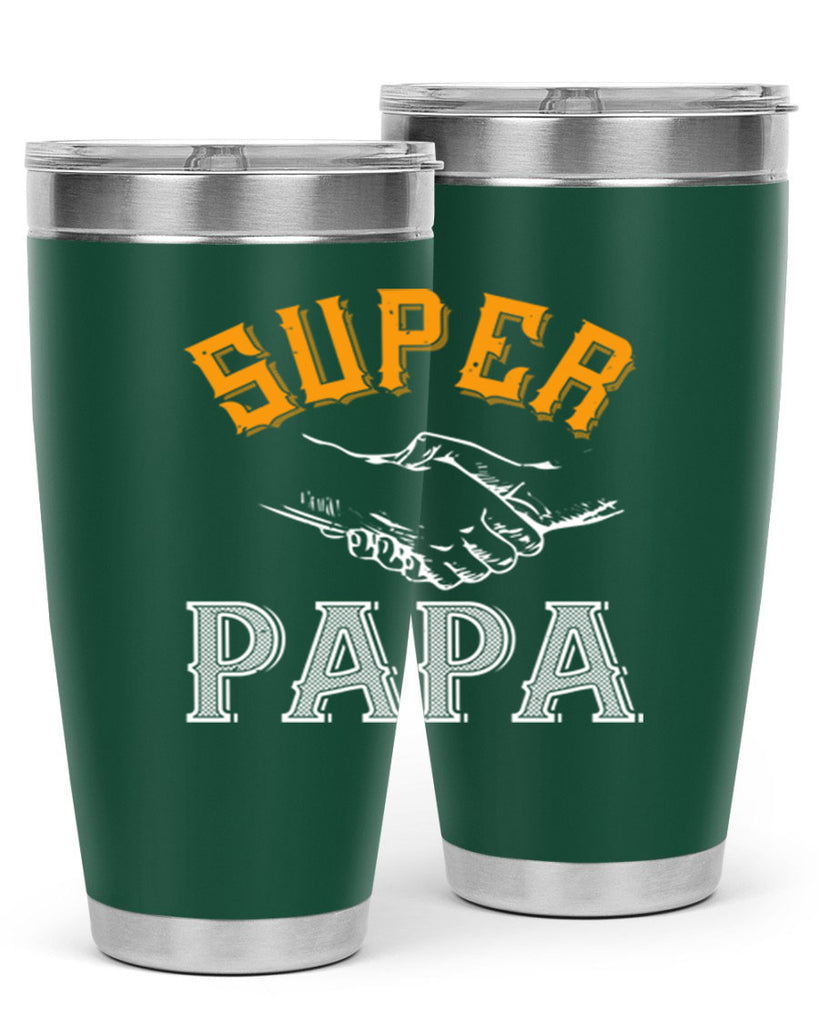 super papa 8#- grandpa - papa- Tumbler