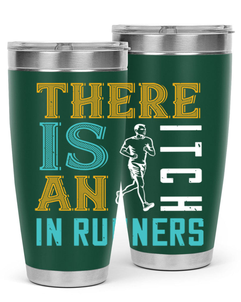 there is an itch in runners 9#- running- Tumbler