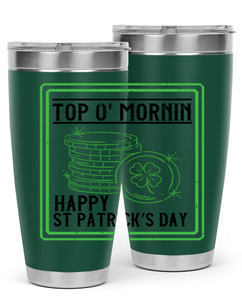 top o mornin happy st patrick’s day Style 8#- St Patricks Day- Tumbler
