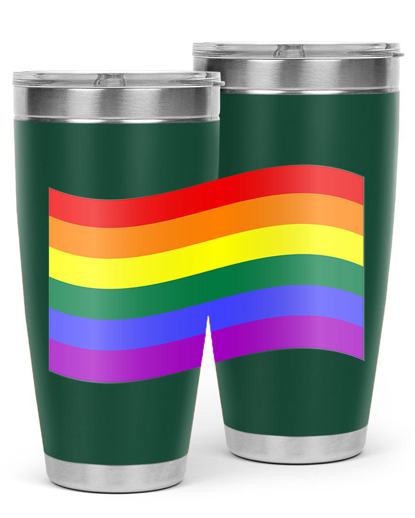 wavy rainbow flag 1#- lgbt- Tumbler