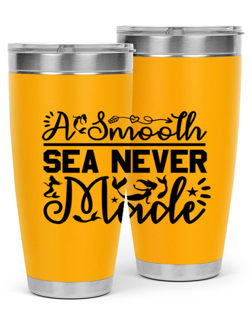 A Smooth Sea Never Made 11#- mermaid- Tumbler