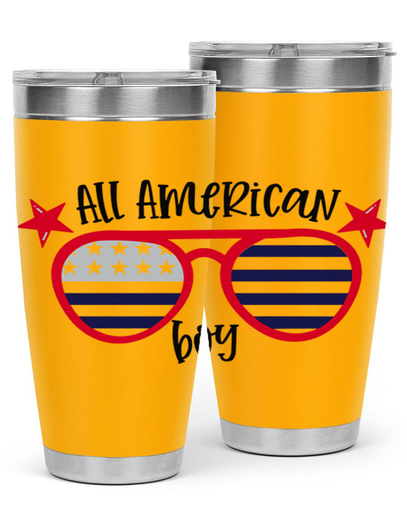 All American Boy Style 141#- Fourt Of July- Tumbler