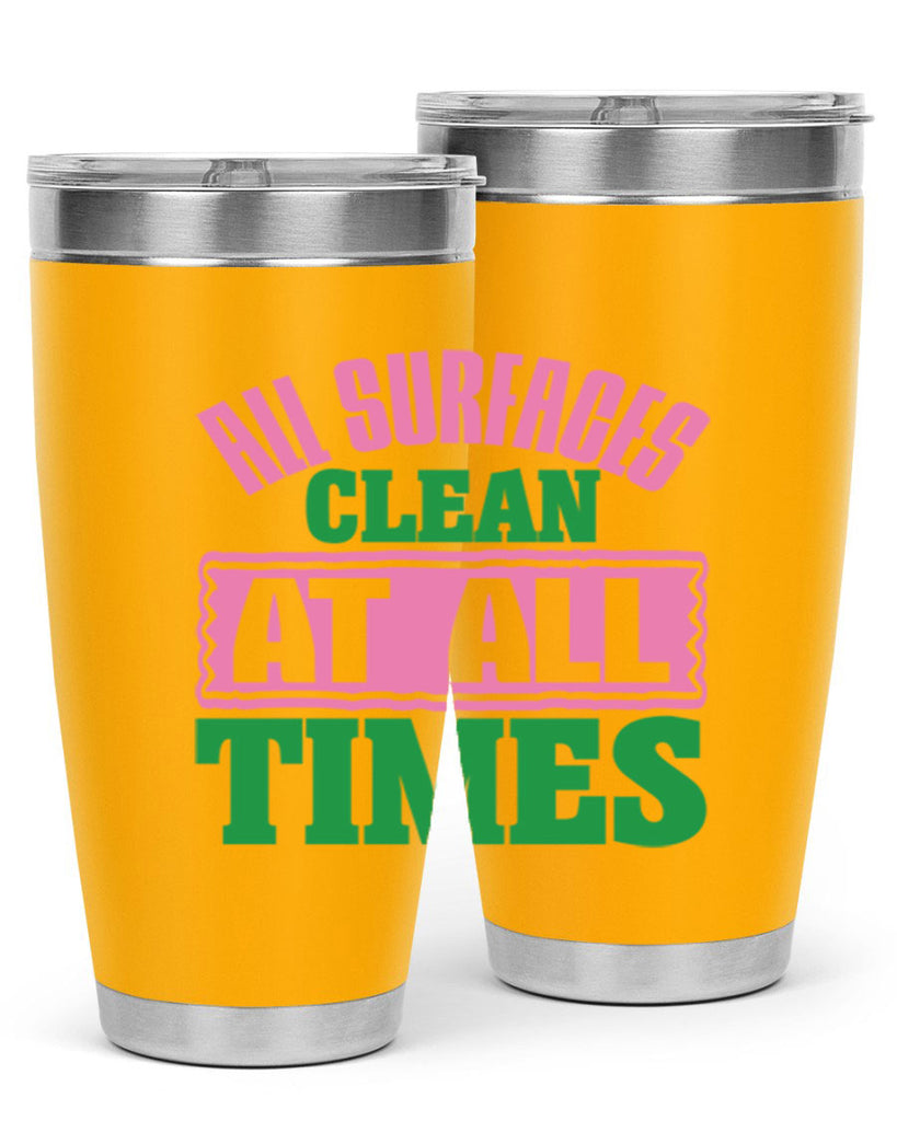 All surfaces clean at all times Style 1#- cleaner- tumbler