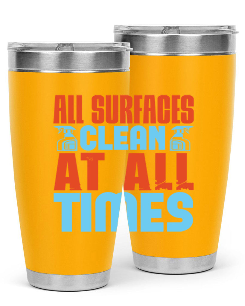 All surfaces clean at all times Style 2#- cleaner- tumbler