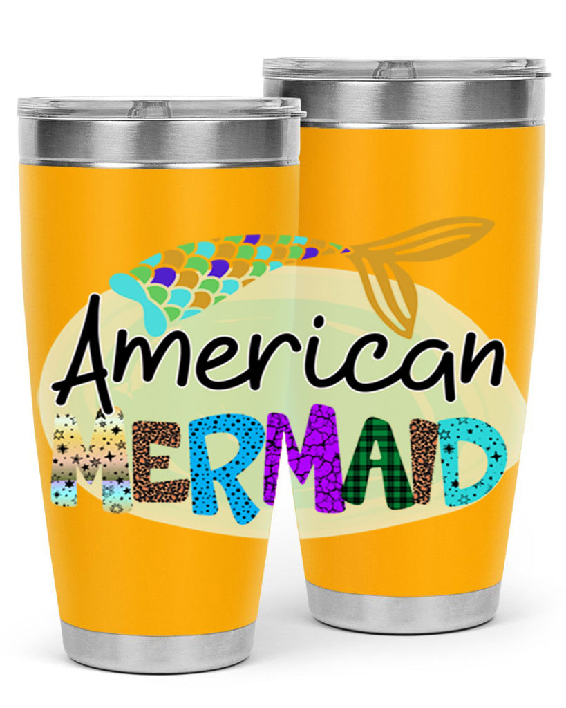 American Mermaid 14#- mermaid- Tumbler