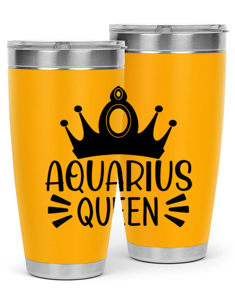Aquarius queen 73#- zodiac- Tumbler