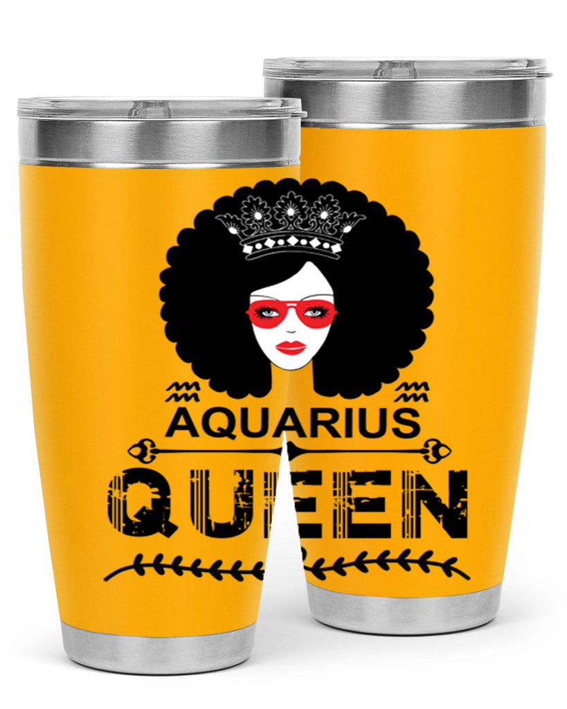 Aquarius queen 75#- zodiac- Tumbler