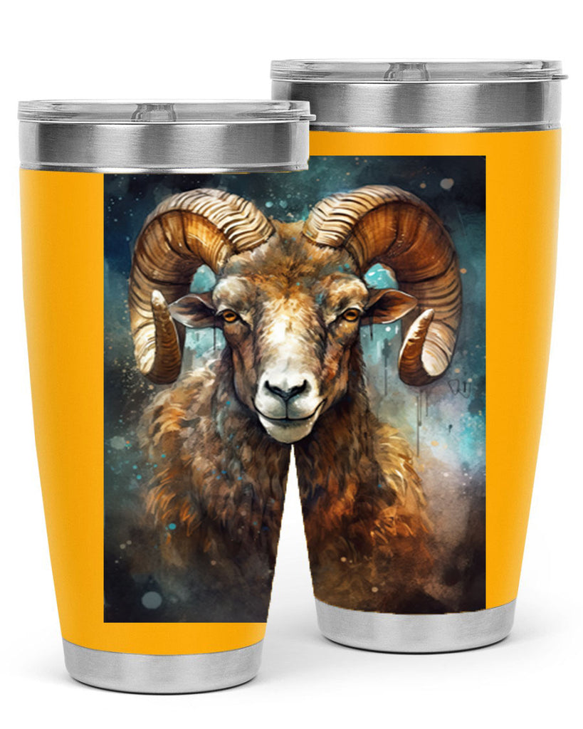 Aries 54#- zodiac- Tumbler