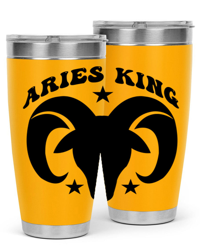Aries king 110#- zodiac- Tumbler