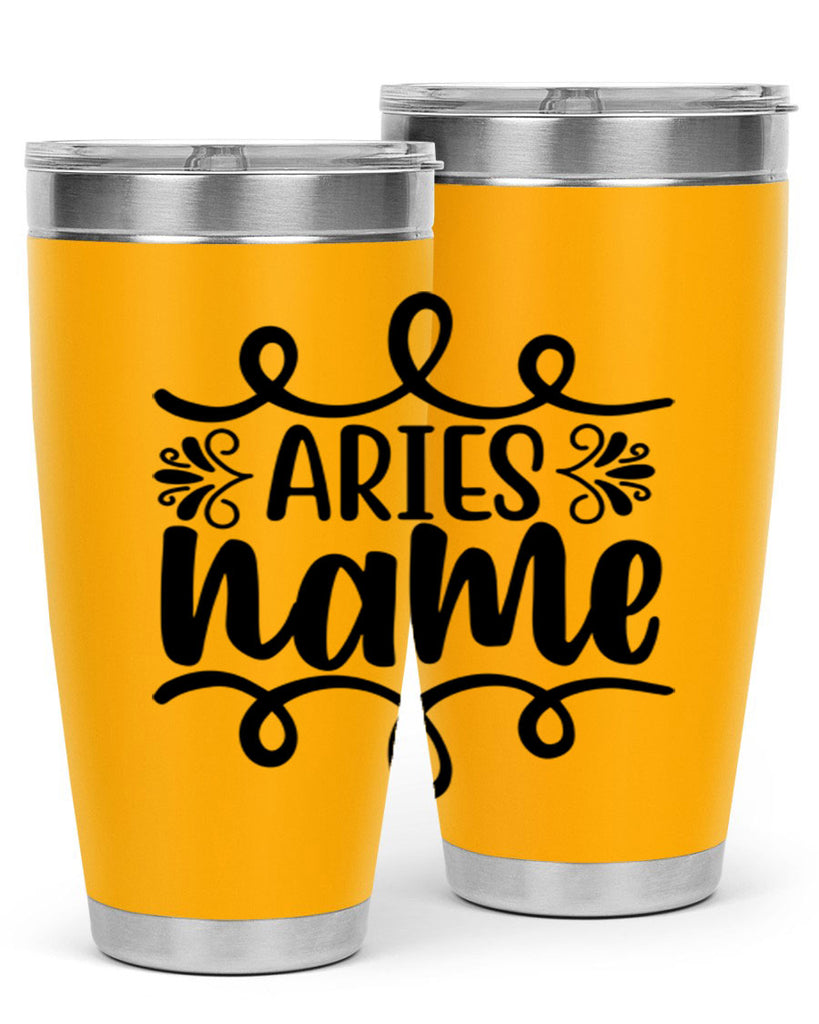 Ariesname 112#- zodiac- Tumbler