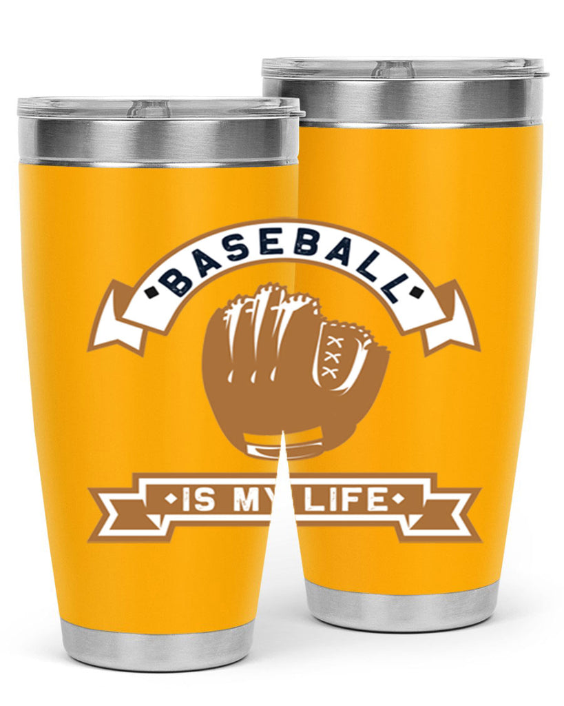 Baseball is 1445#- baseball- Tumbler