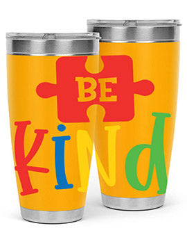 Be Kind Style 9#- autism- Tumbler