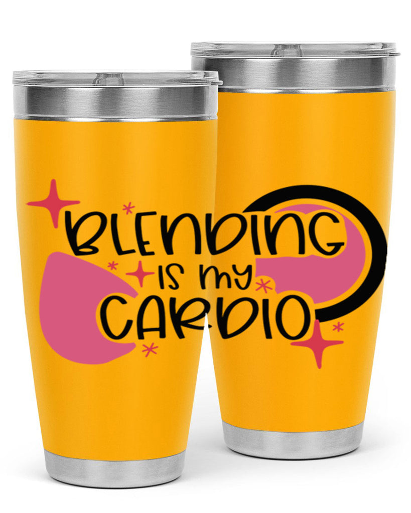 Blending Is My Cardio Style 128#- make up- Tumbler