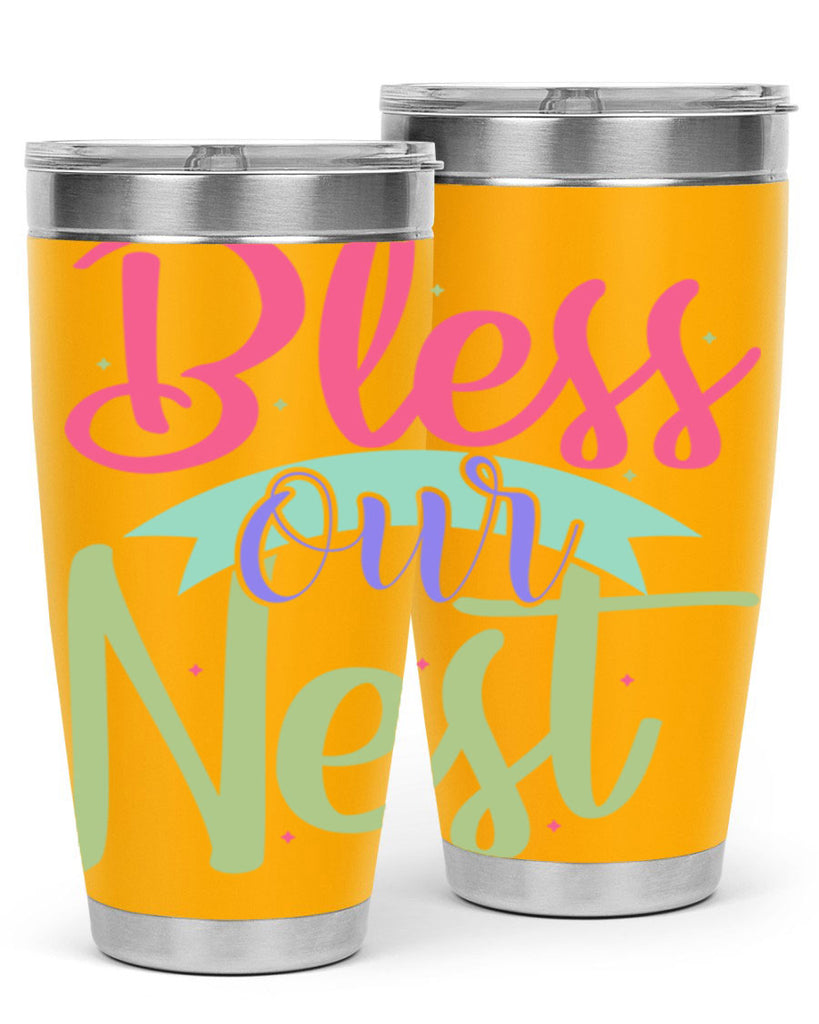Bless our nest 49#- spring- Tumbler