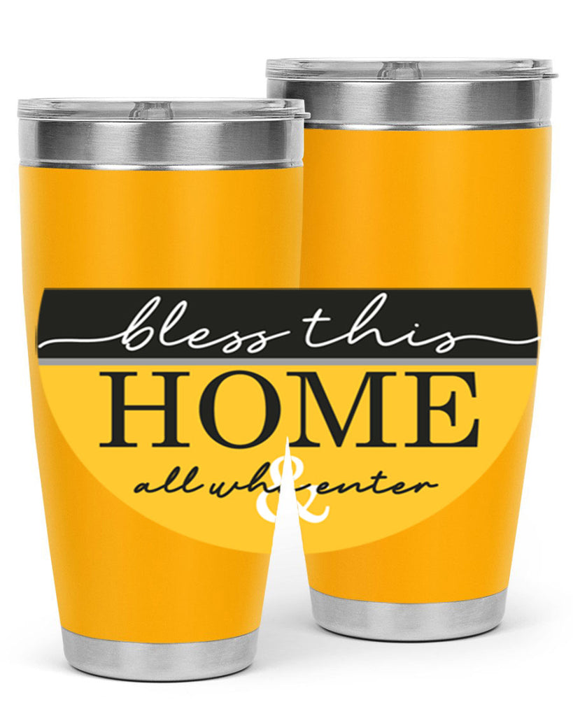 Bless this Home and all57#- spring- Tumbler