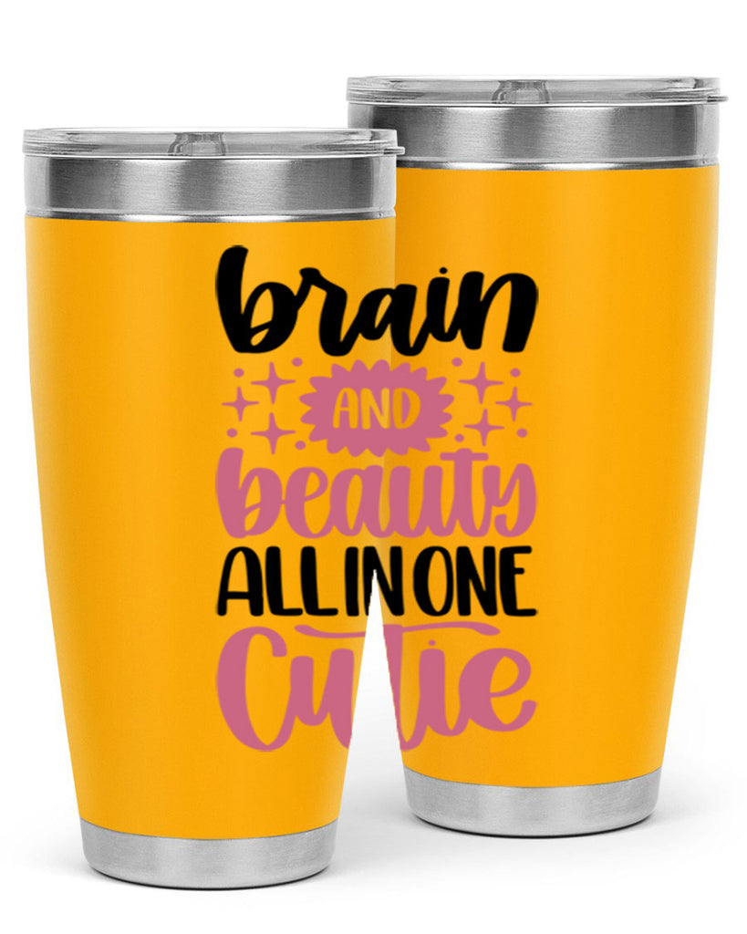 Brain And Beauty All In One Style 126#- make up- Tumbler