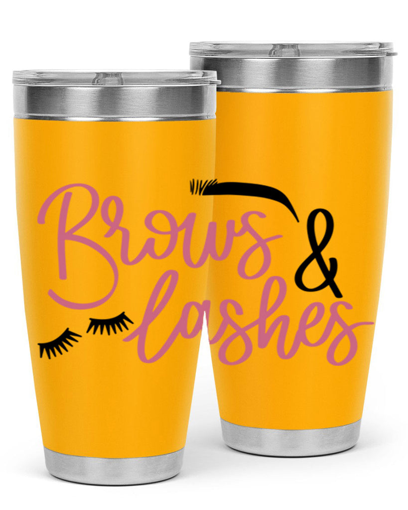 Brows Lashes Style 122#- make up- Tumbler