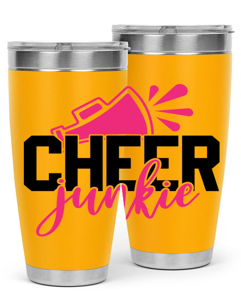 Cheer junkie 1390#- cheer- Tumbler