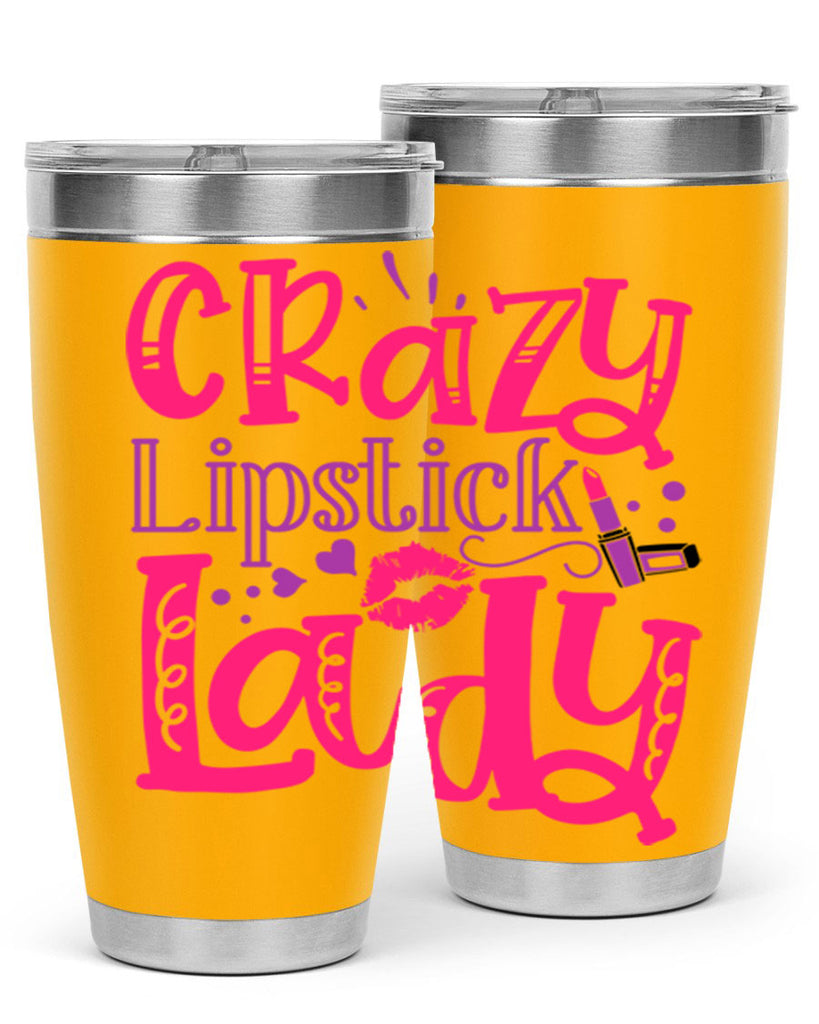 Crazy Lipstick Lady Style 241#- make up- Tumbler