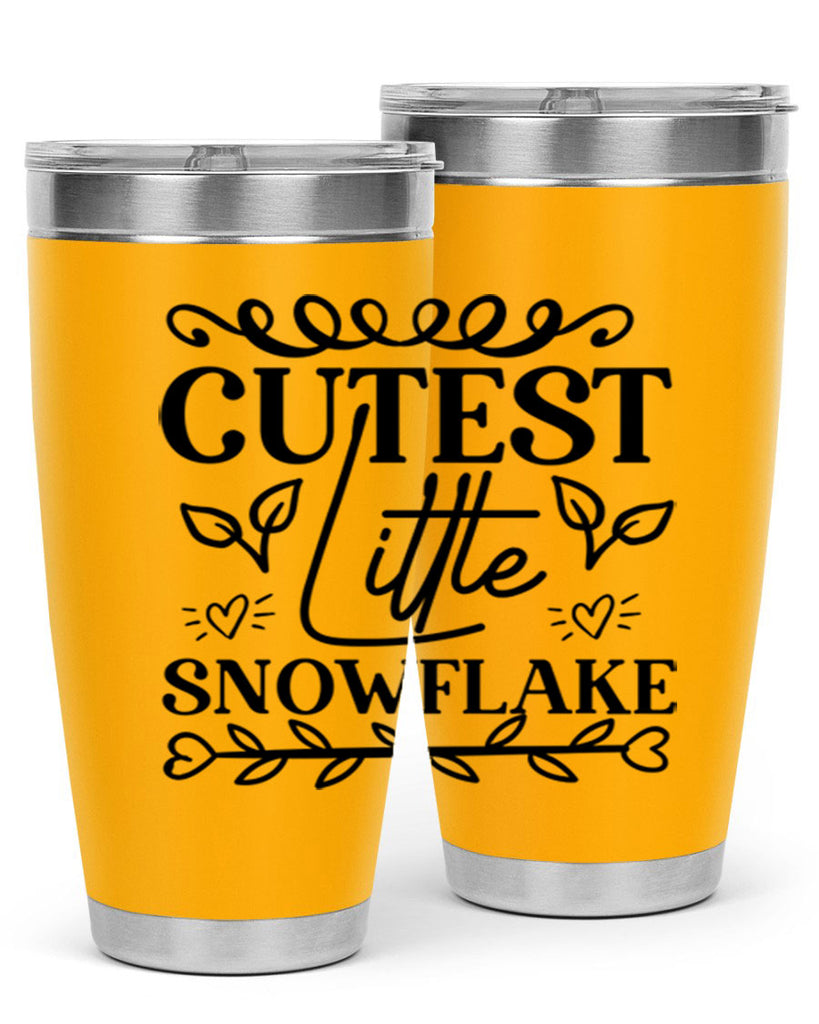 Cutest Little Snowflake 88#- winter- Tumbler