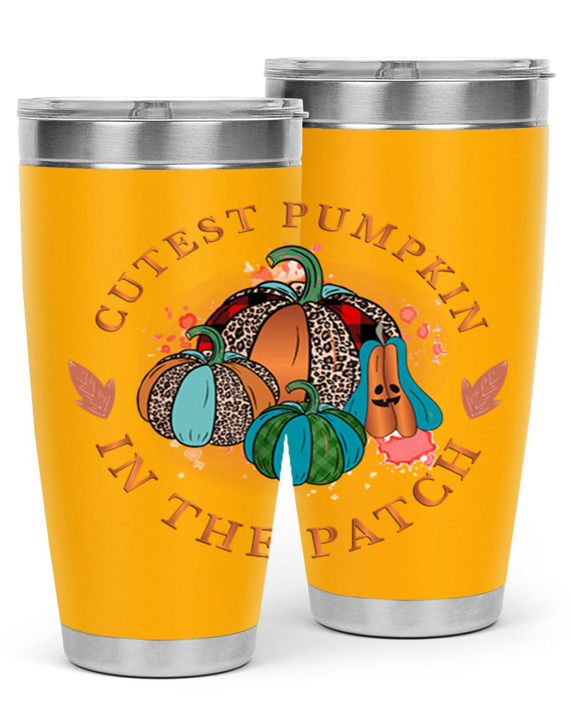 Cutest Pumpkin in the Patch 65#- fall- Tumbler