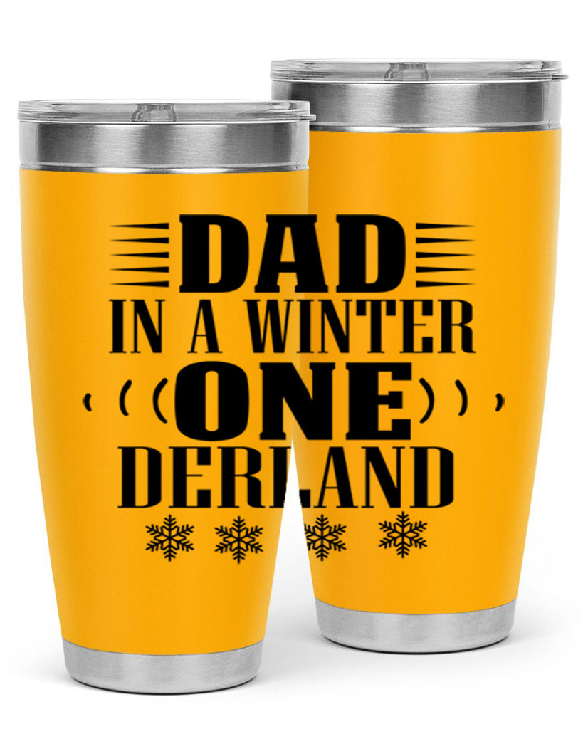 DAD IN A WINTER ONE DERLAND 91#- winter- Tumbler
